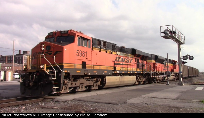 CN C745 heads back onto the BNSF